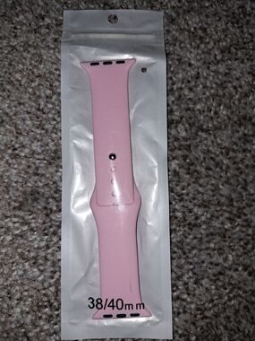 Pink Silicone 38/40mm Watch Band